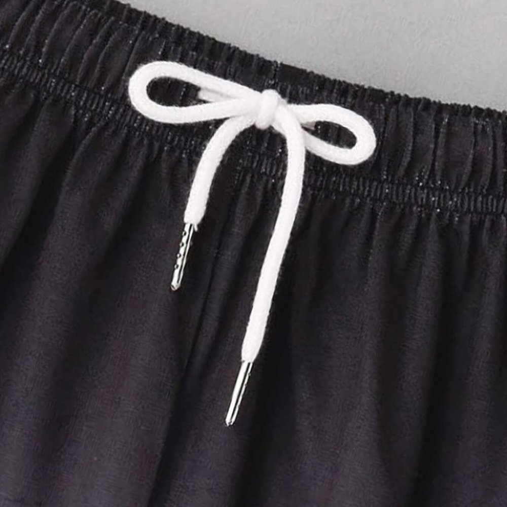 Black & White Vacation Style Men's Gradient Print Shorts - Picture 3 of 4